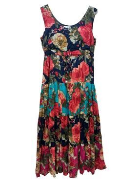 Vasna Desire Small Tiered Maxi Dress Autumn Wedding Fall Jewel Tones Boho Indie